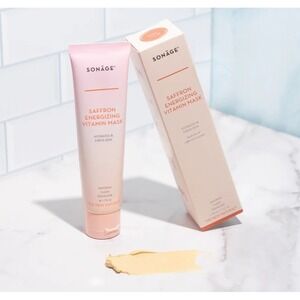 Sonage Saffron Energizing Vitamin Mask 1.7oz Hydrating Firming Face Mask